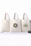 COMBO G-1 , Music Aesthetic Canvas Tote Bags