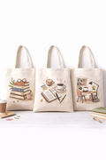 COMBO H-1 ,Study Core Canvas Tote Bags