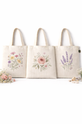 COMBO L-1 , Barbiecore Aesthetic Canvas Tote Bags