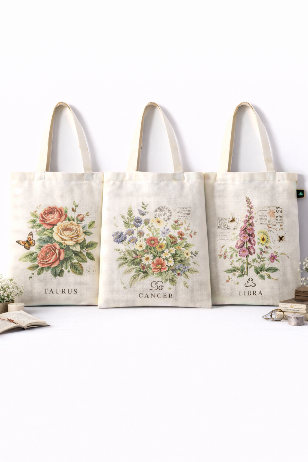 COMBO V-1 , Insta Girl Canvas Tote Bags