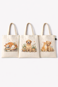 COMBO Z-1 , Cartoon Fun Canvas Tote Bags