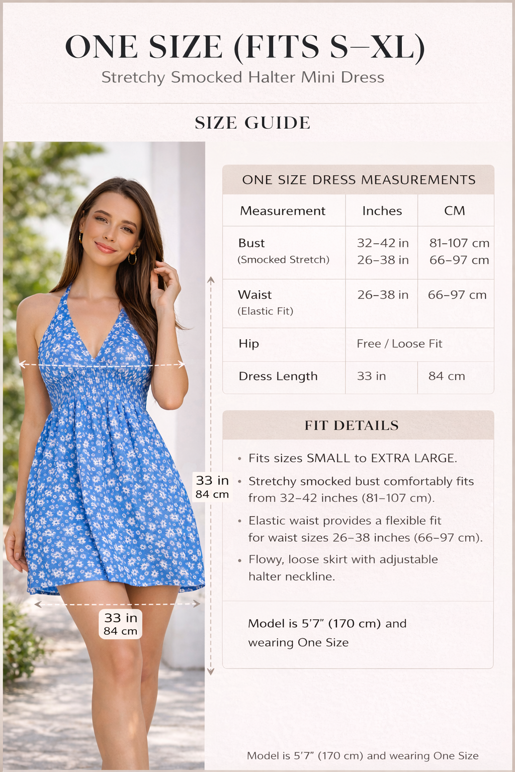 Marbella Bloom Halter Dress