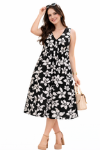 Moonflower Rayon Sun Dress