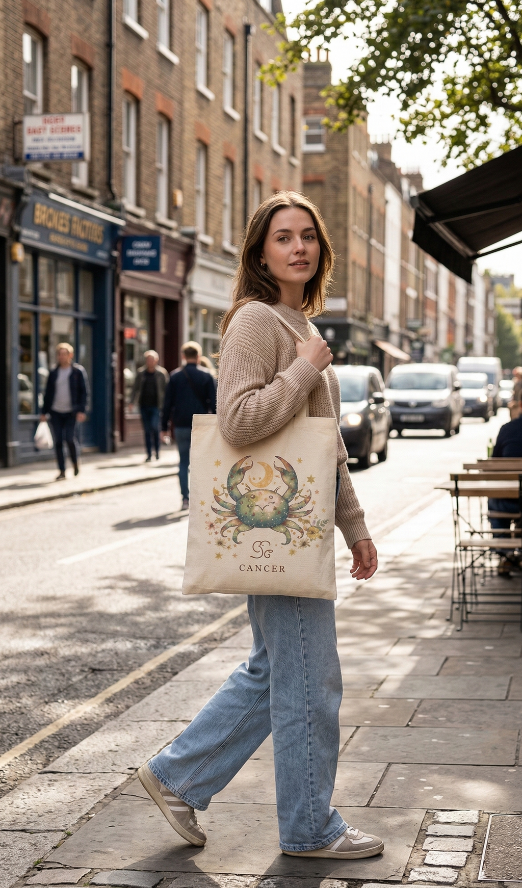 COMBO U-1 , Sunshine Aesthetic Canvas Tote Bags