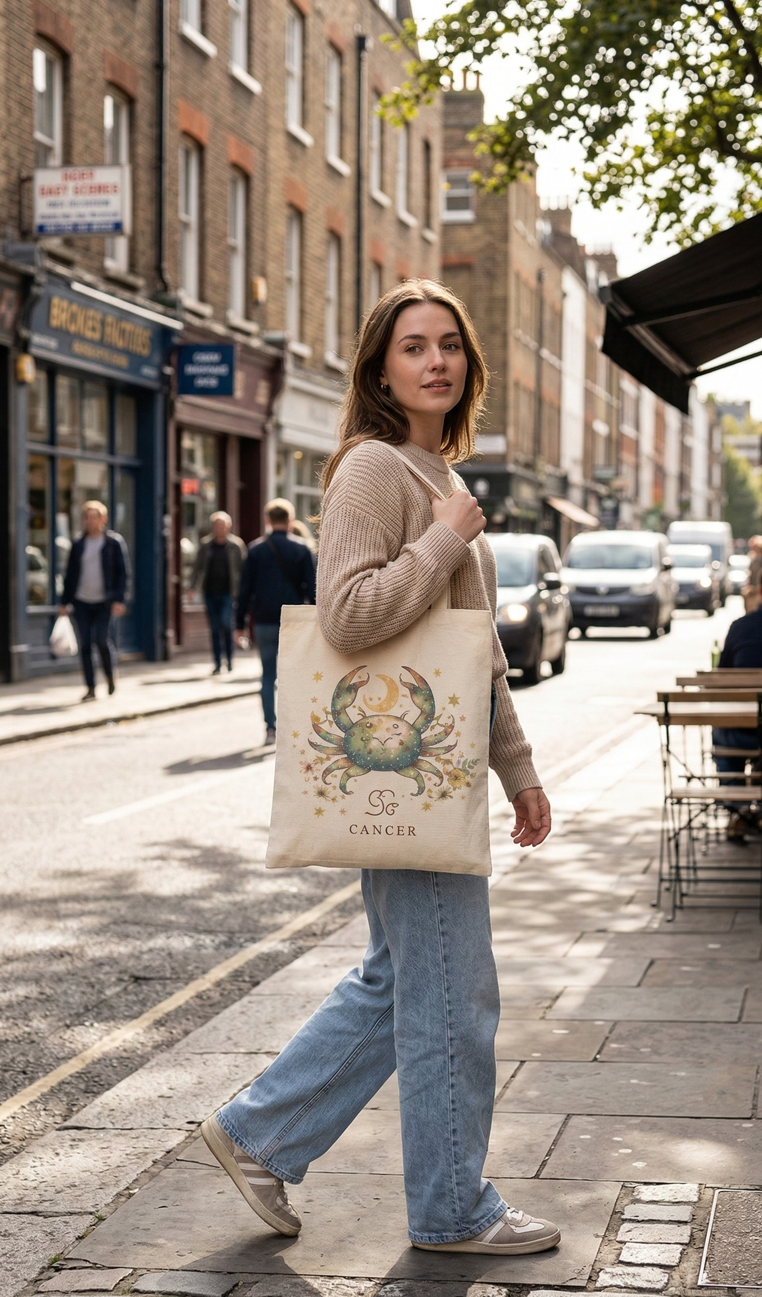 COMBO U-1 , Sunshine Aesthetic Canvas Tote Bags