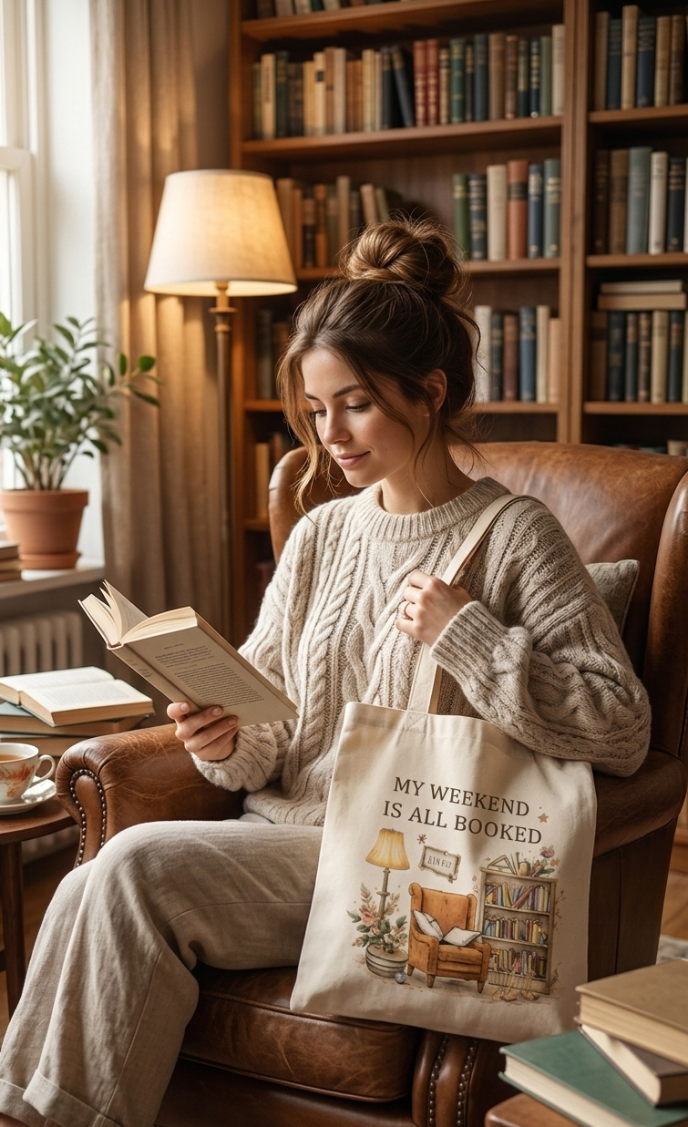 COMBO X-1 , Manifestation Aesthetic Canvas Tote Bags