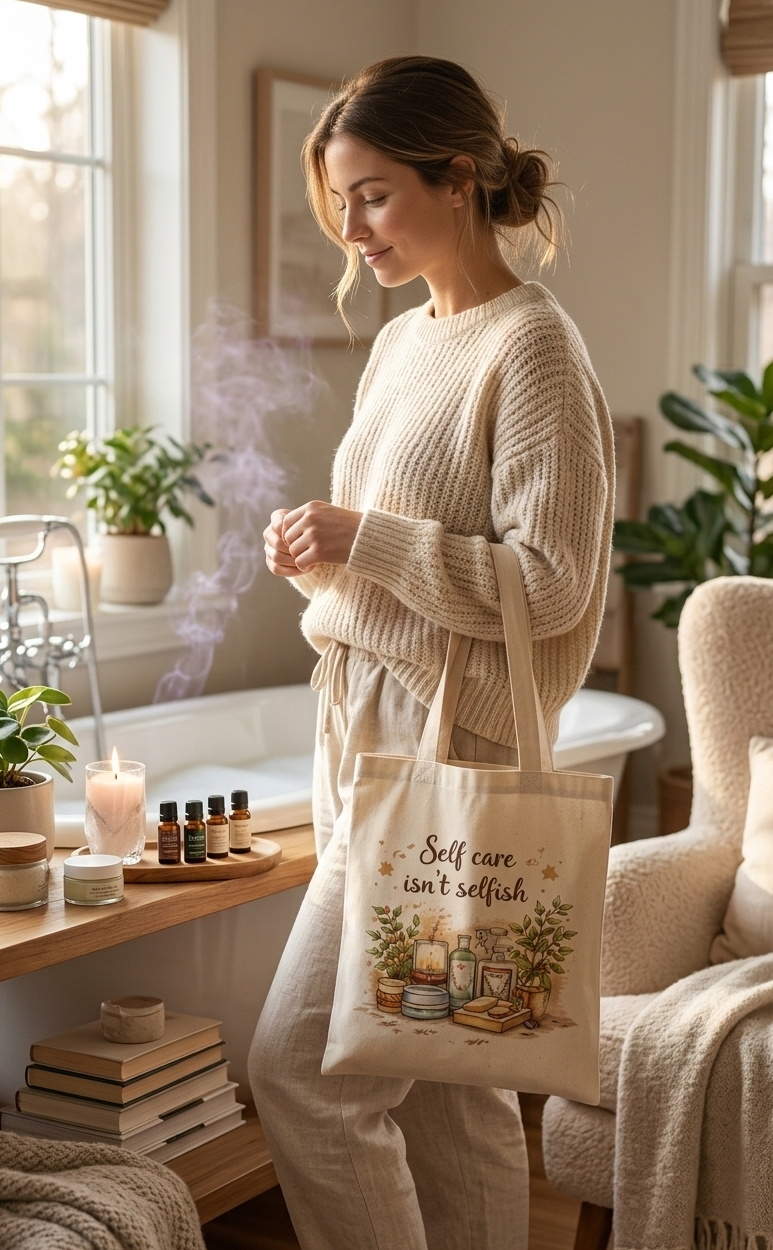 COMBO Y-1 , Galaxy Aesthetic Canvas Tote Bags